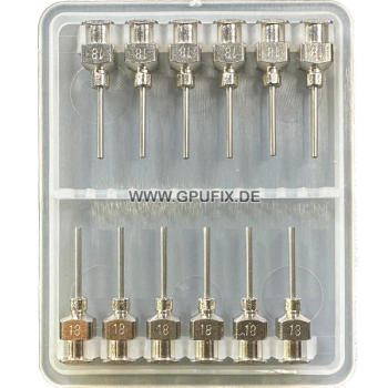 1/2 Inch * 18G Stainless Steel Dispensing Needle 12pcs