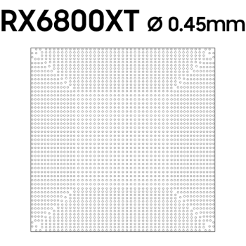 RX6800 RX6900 Stencil for AMD GPU reballing