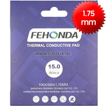 Thermal Pad 100x100x1,75 mm 15W/mk Fehonda Premium Performance
