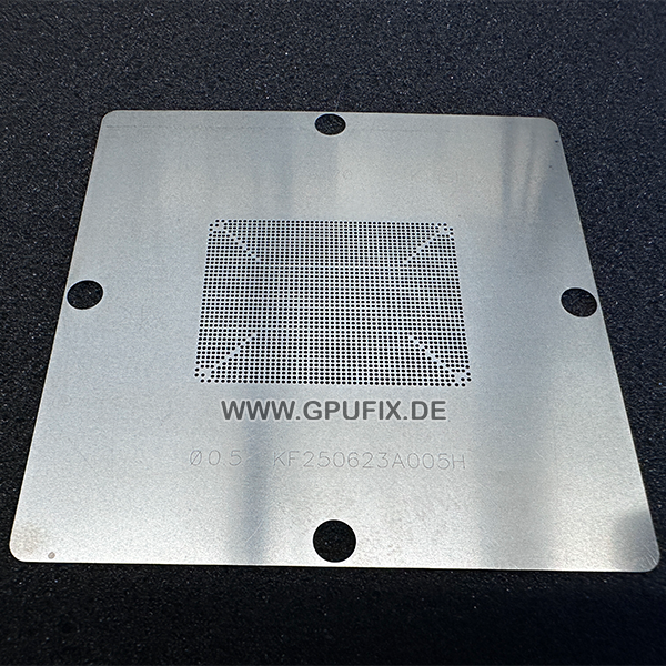Stencil for reballing - AMD RX 9070, RX 9070 XT, RX 9070 GRE | Navi 48 | 90x90mm